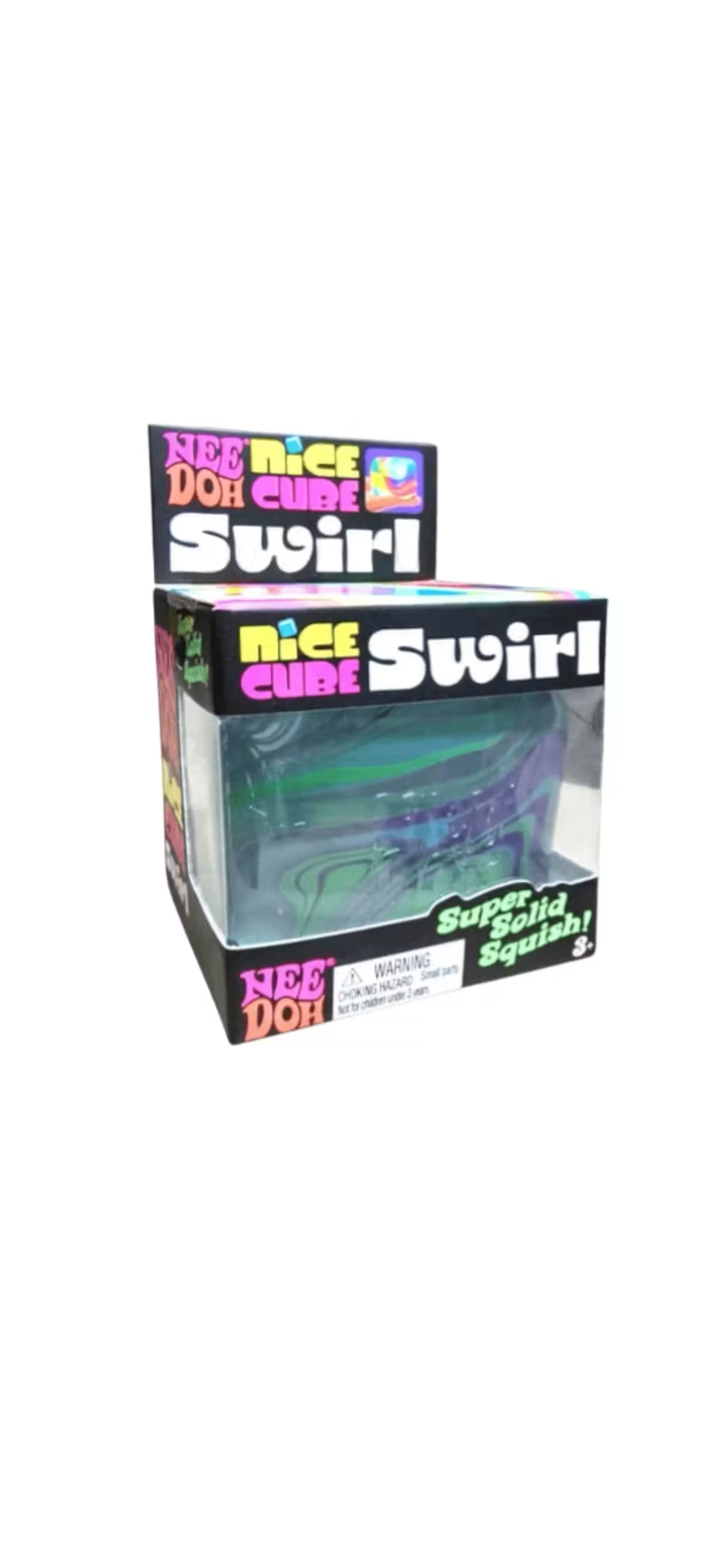 Needoh Nice Cube Swil Super Squeeze Grün/Lila/Blau